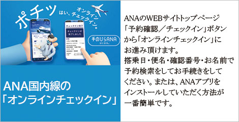 ANAオンラインチェックイン